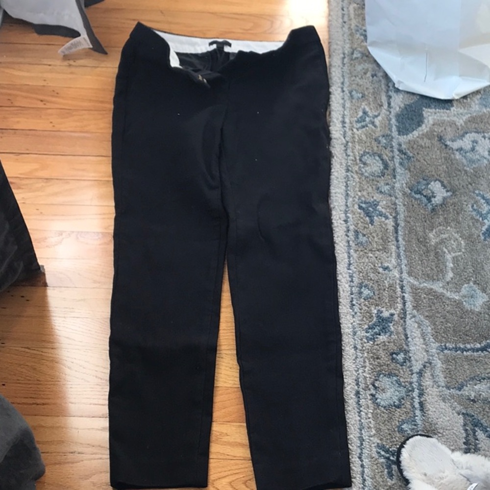 J crew size 4 skinny work trouser in black